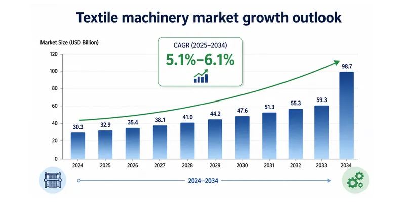 The Future of Textile Machines: 2026 Industry Data and Market Opportunities 
